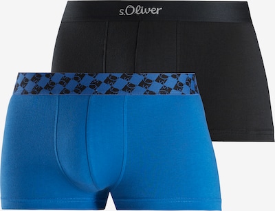 Boxer trumpikės iš s.Oliver, spalva – mėlyna / juoda / balta, Prekių apžvalga