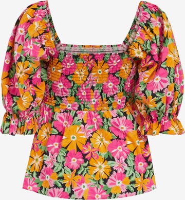 VILA - Blusa 'Colmena' em mistura de cores