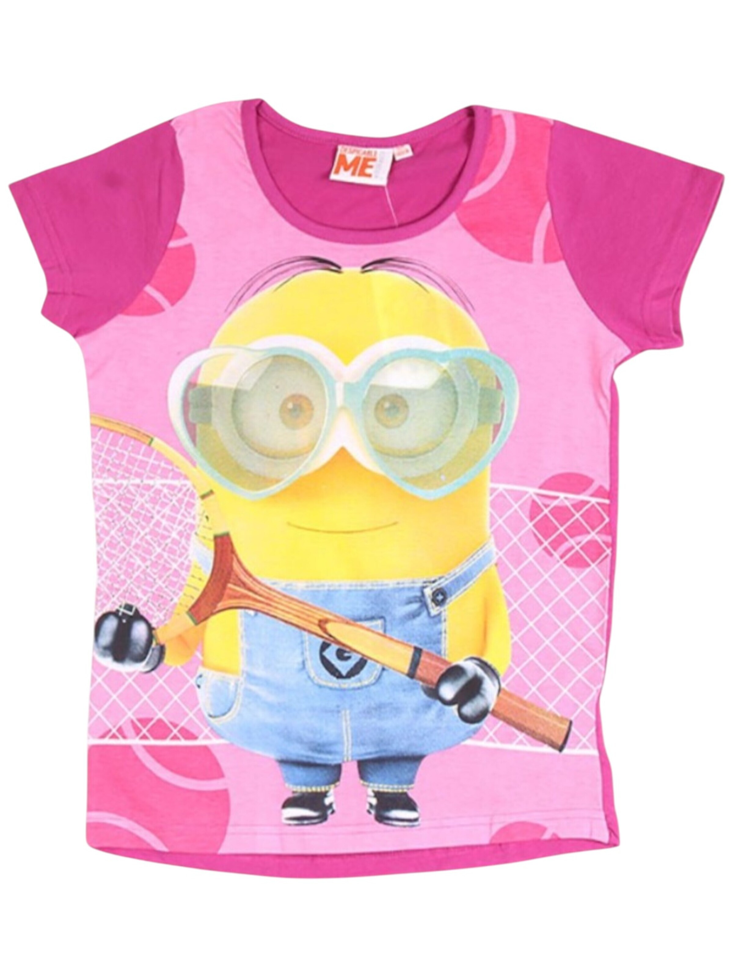 Minions Shirt 'Minions Jersey' in Pink: front
