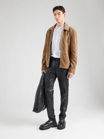Regular Pantalon à plis Karl Lagerfeld en noir