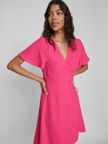 VILA Платье 'Lovies' в Ярко-розовый