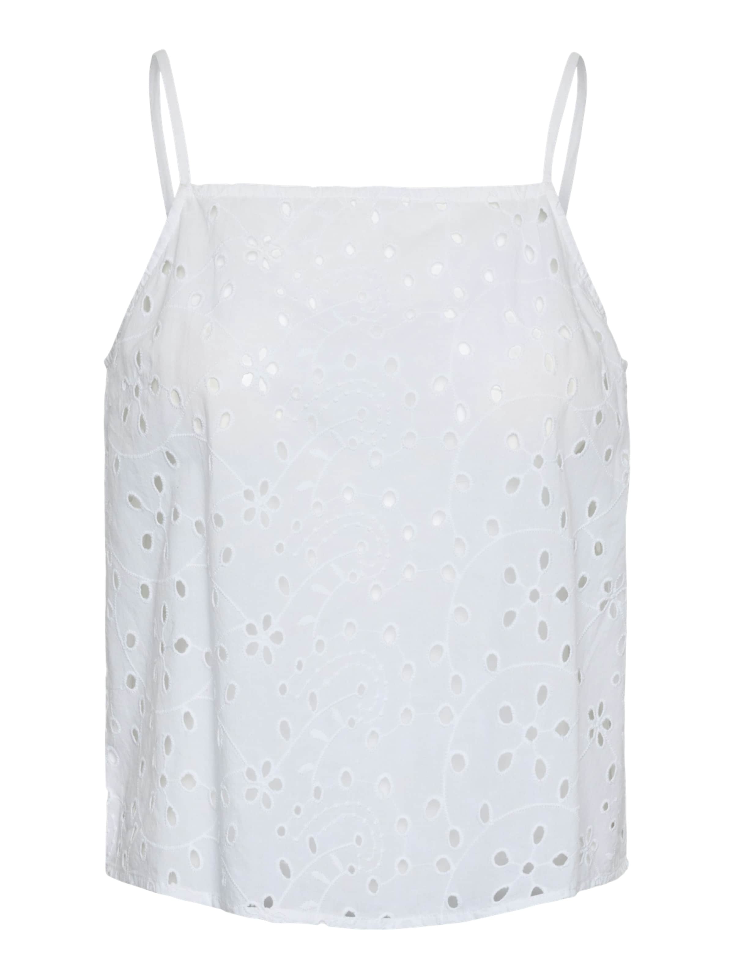 PIECES Top 'WENDY' in Weiß: Vorderseite