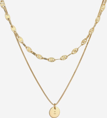 ELLI PREMIUM Ketting 'Valentino' in Goud