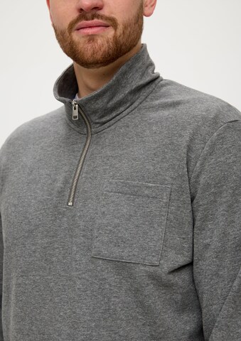 s.Oliver Men Tall Sizes Sweatshirt in Grau