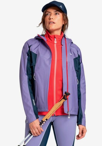 Schöffel Outdoor Jacket in Purple: front