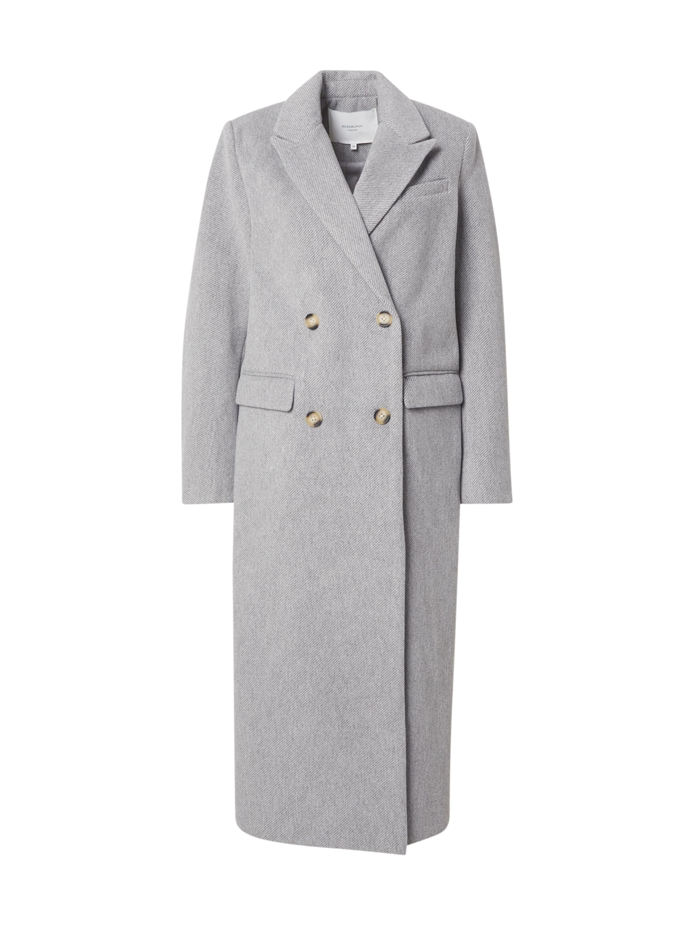 rosemunde Between-Seasons Coat 'RWTova' in Grey: front