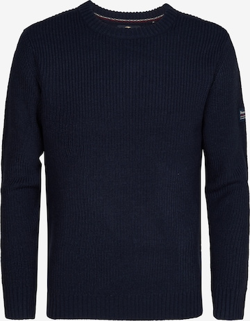 mėlyna Petrol Industries Megztinis: priekis