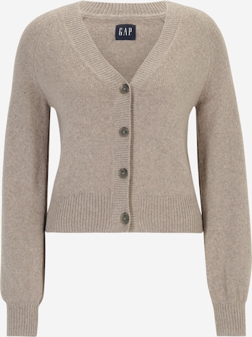 GAP Gebreid vest in Bruin: voorkant