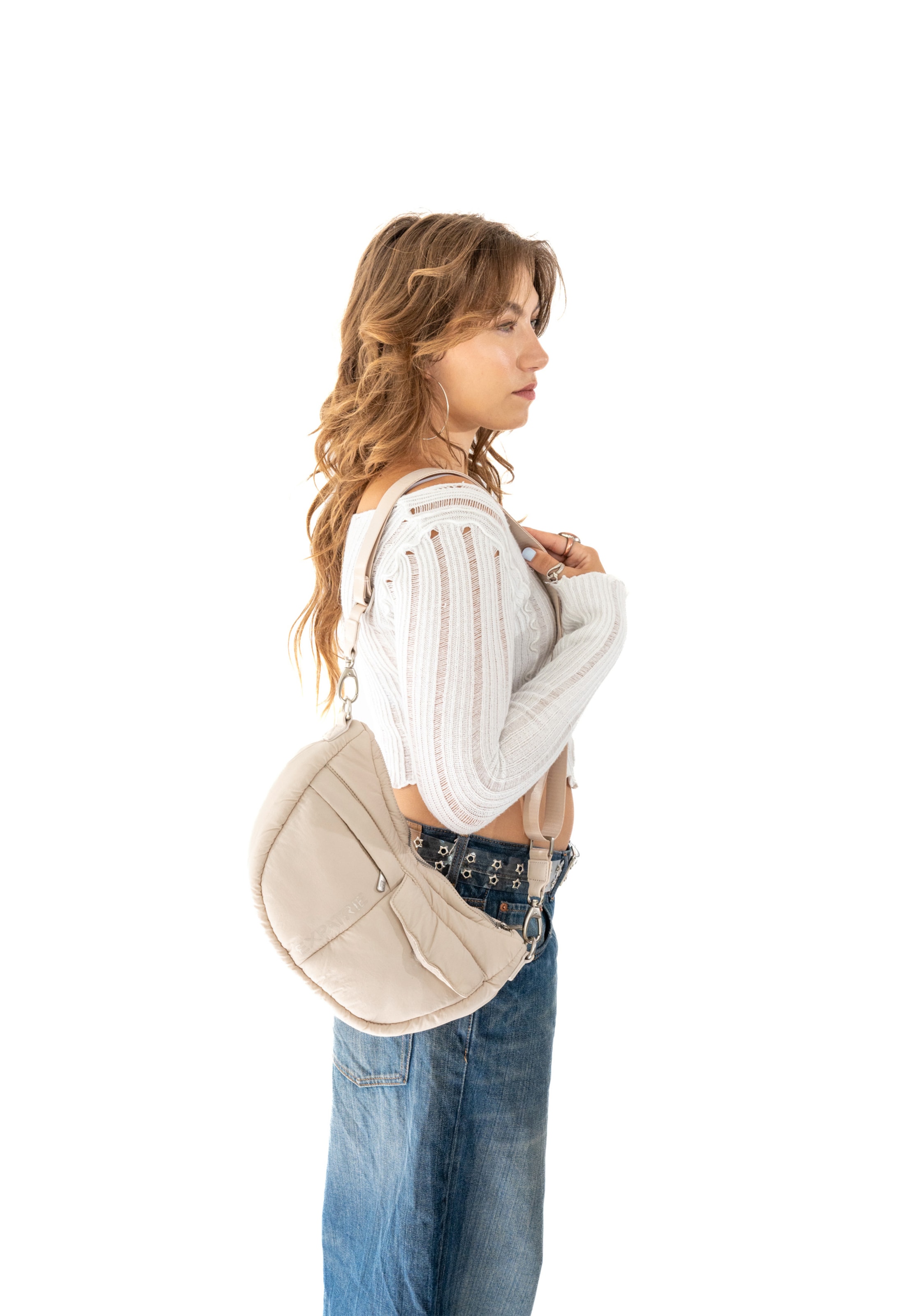 Expatrié Сумка через плечо 'Vivy' в Бежевый