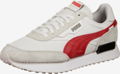 PUMA Sneaker 'Future Rider' in hellgrau / feuerrot / schwarz / weiß, Produktansicht