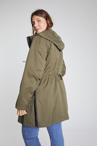 Ulla Popken Between-Season Jacket in Green