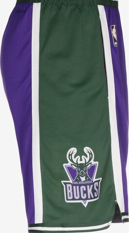 Loosefit Pantalon de sport 'NBA Milwaukee Bucks Swingman' NIKE en violet