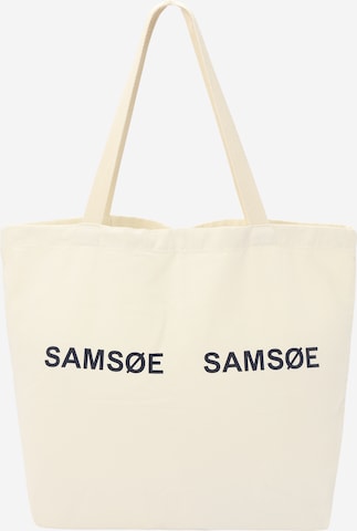 Samsøe Samsøe Μεγάλη τσάντα 'Frinka' σε λευκό: μπροστά