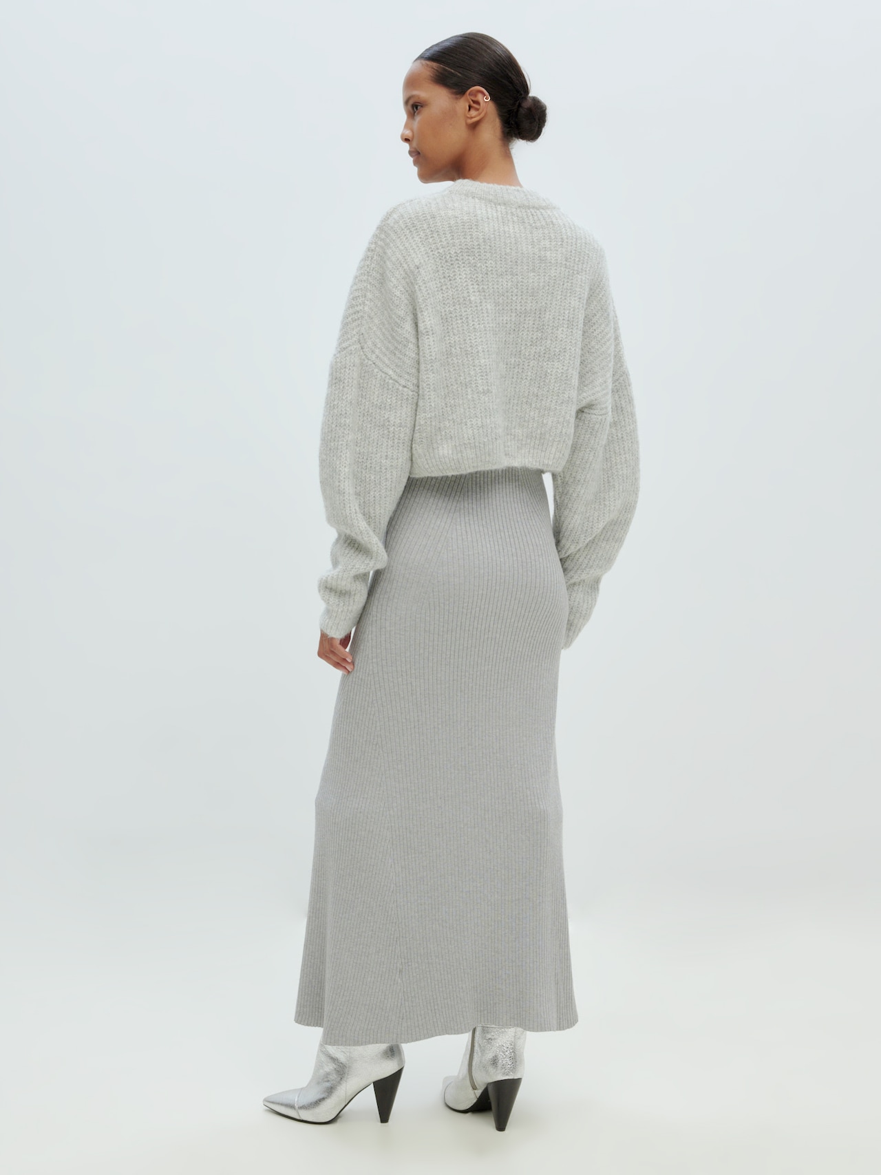 EDITED Pullover 'Yella' grigio sfumato