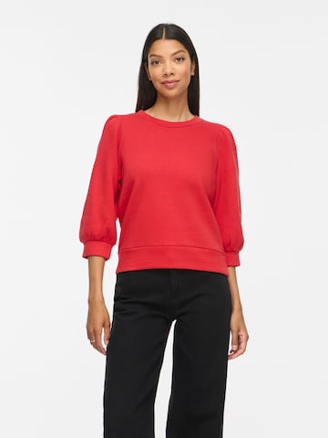 VILA Sweatshirt in Rot: Vorderseite