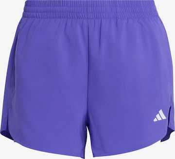 purpurinė ADIDAS PERFORMANCE Sportinės kelnės: priekis