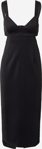 HUGO Sukienka koktajlowa 'Kesendi' w kolorze czarny: przód