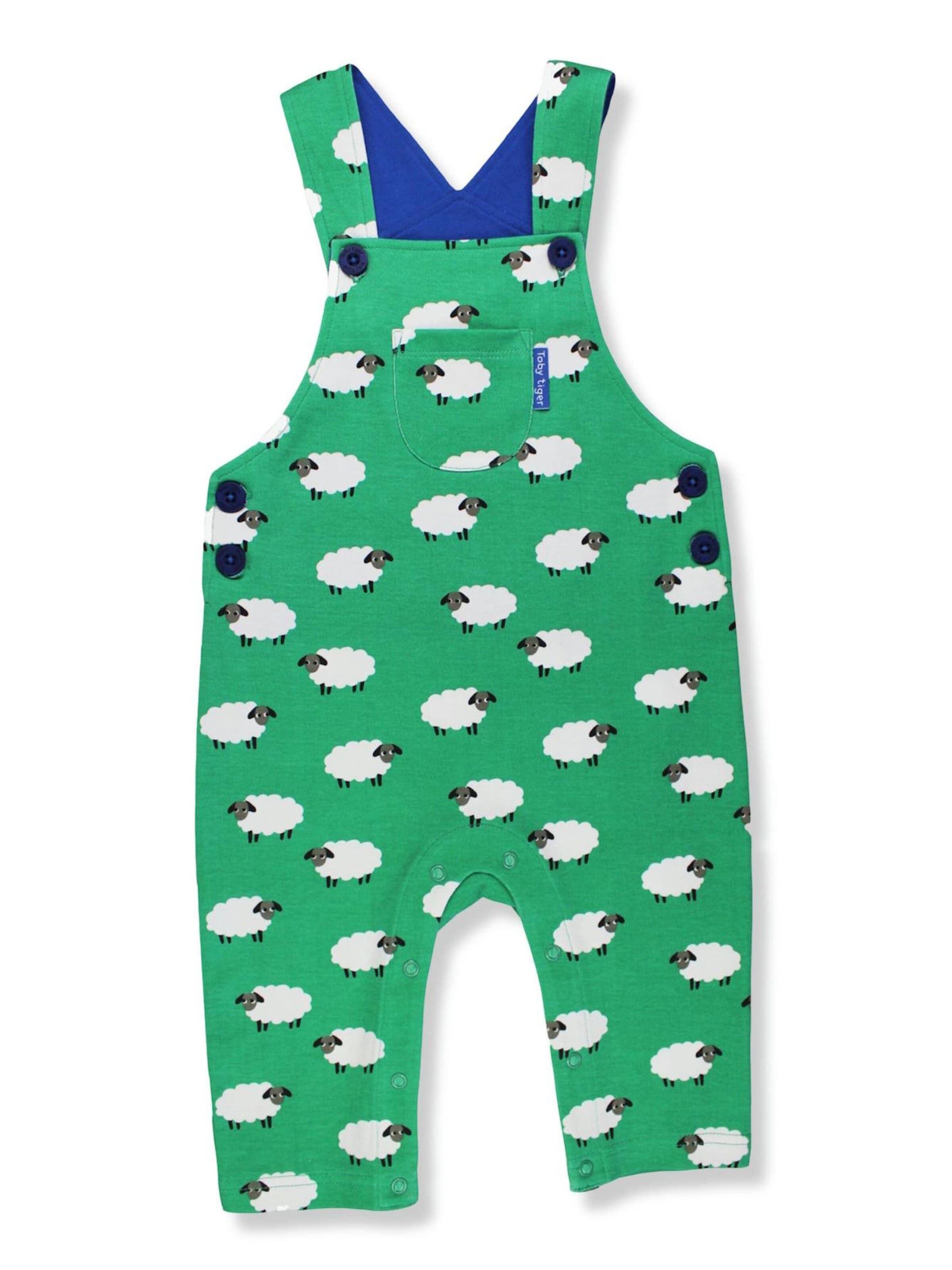 Toby Tiger Regular Overalls in Green: front