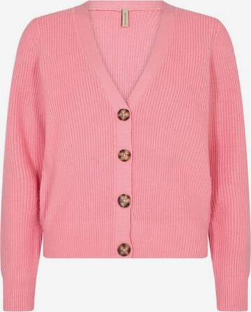 Soyaconcept Knit Cardigan in Pink: front