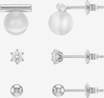 Sofia Milani Schmuckset 'Bar Ball Zirconia' in Silber: Vorderseite
