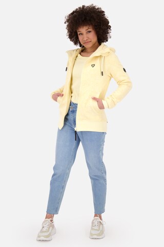 Alife and Kickin Sweatjacke 'YasminAK B' in Gelb