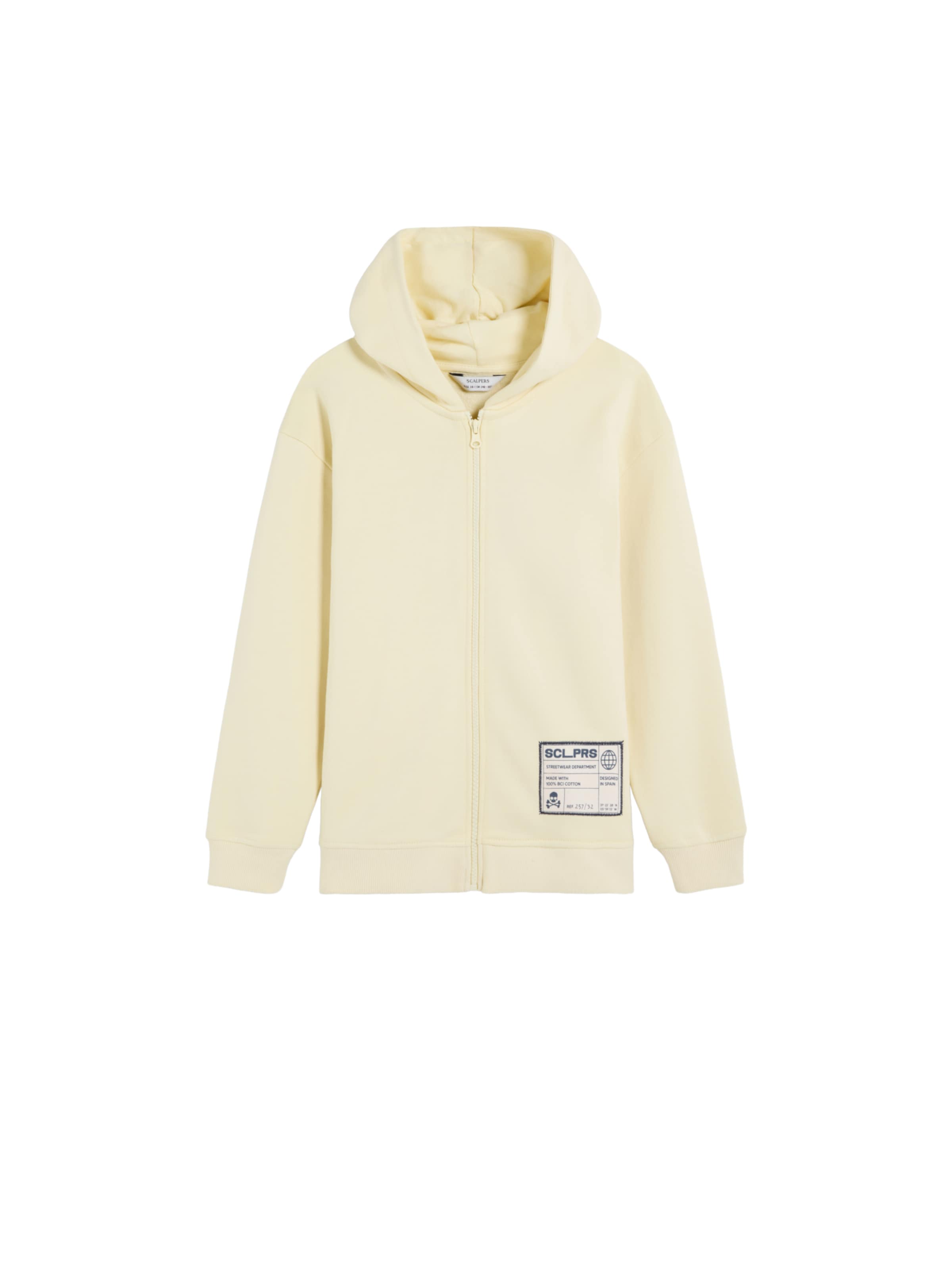 Scalpers Sweatshirt ' ' i gul: forside