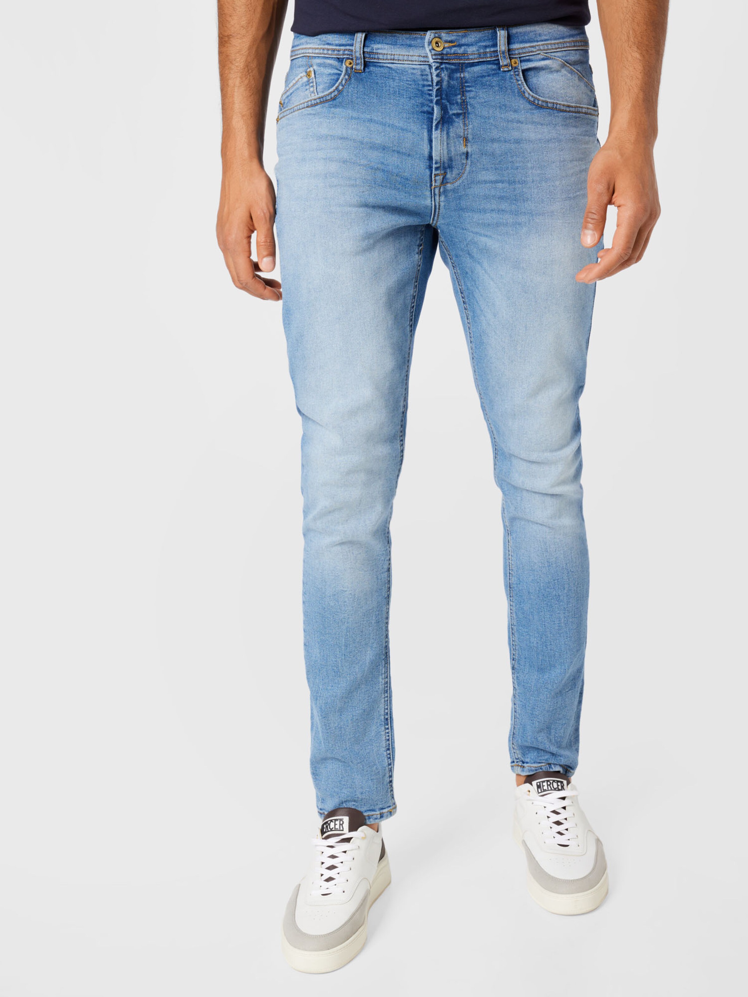 9Psyj Uomo  Solid Jeans in Blu 