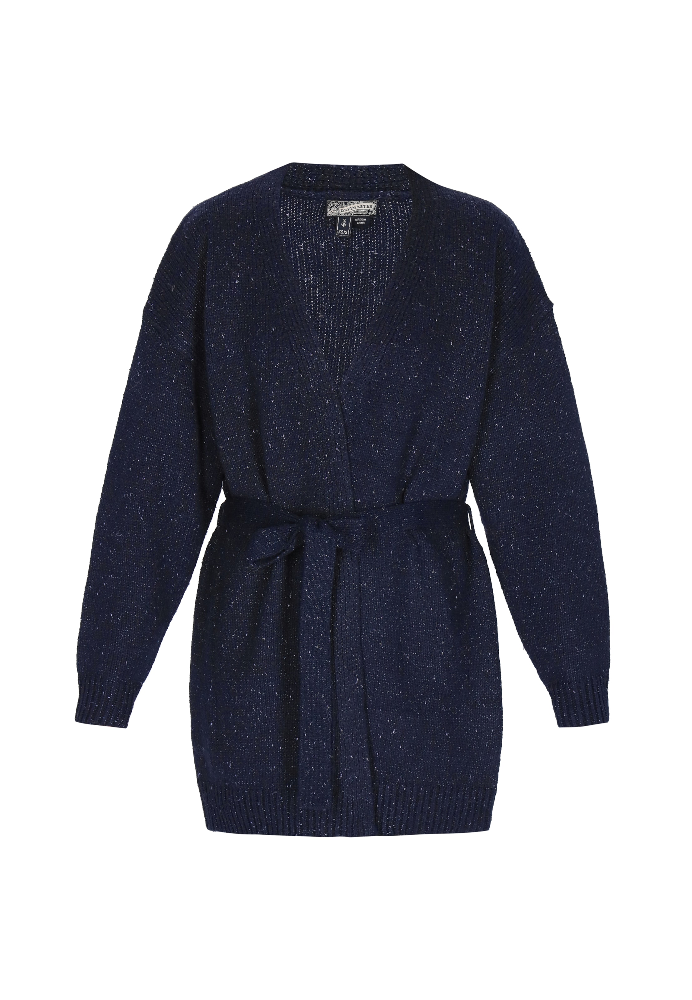 DreiMaster Vintage Πλεκτή ζακέτα σε μπλε: μπροστά