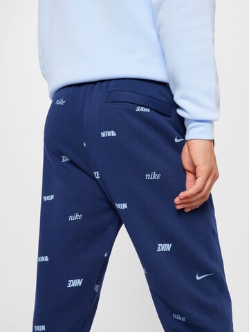 Nike Sportswear Ozke Hlače | modra barva