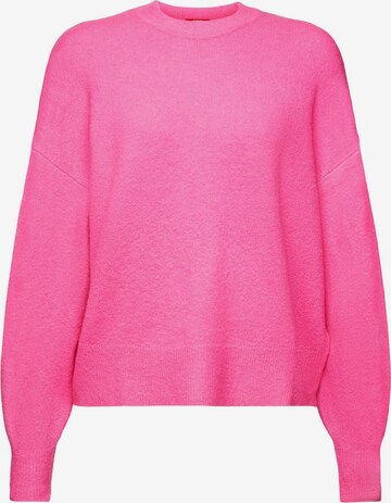 Sweat-shirt ESPRIT en rose : devant