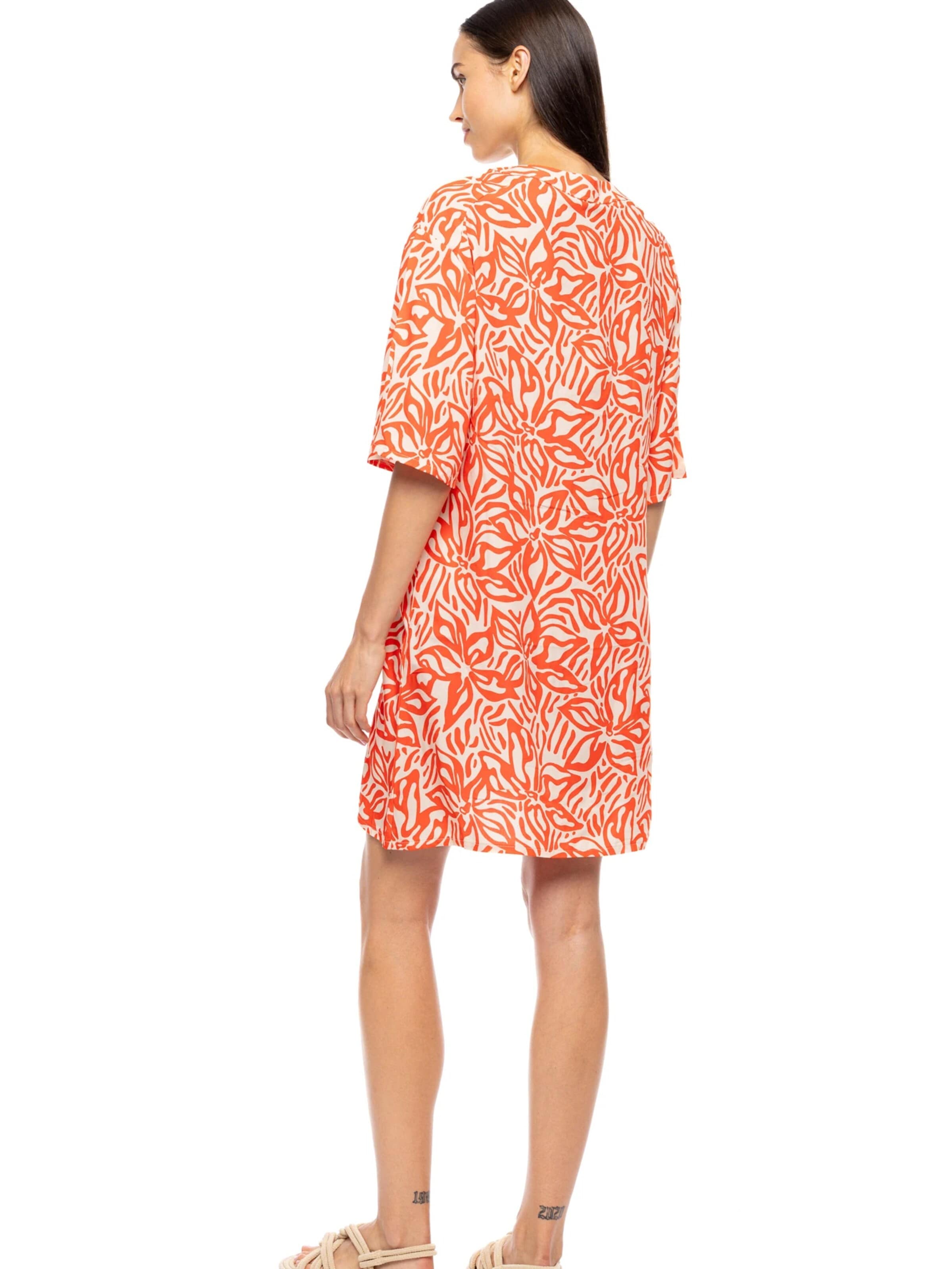 Abito estivo 'BEACHWEAR CORAL FLOWER' di Pink Label in arancione