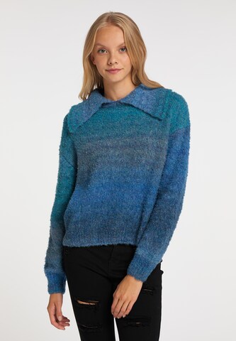 Pull-over MYMO en bleu : devant