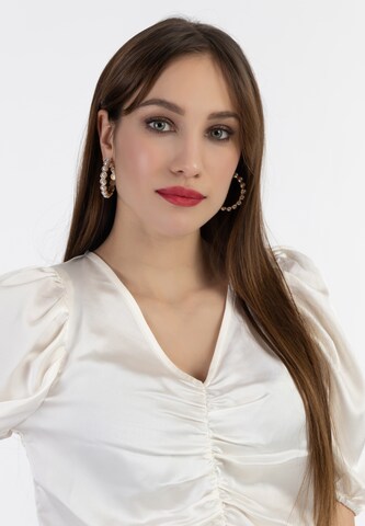 faina - Blusa em branco