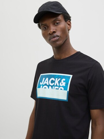 JACK & JONES Shirt in Black: front