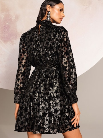 Robe love & roses en noir