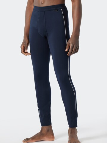 SCHIESSER Long underpants in Blue: front