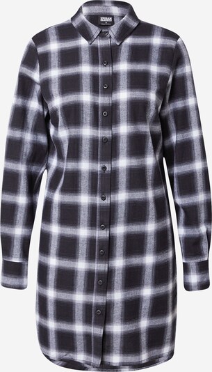 Urban Classics Robe-chemise en noir / blanc, Vue avec produit