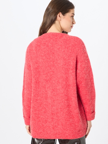 AMERICAN VINTAGE Knit Cardigan 'EAST' in Red