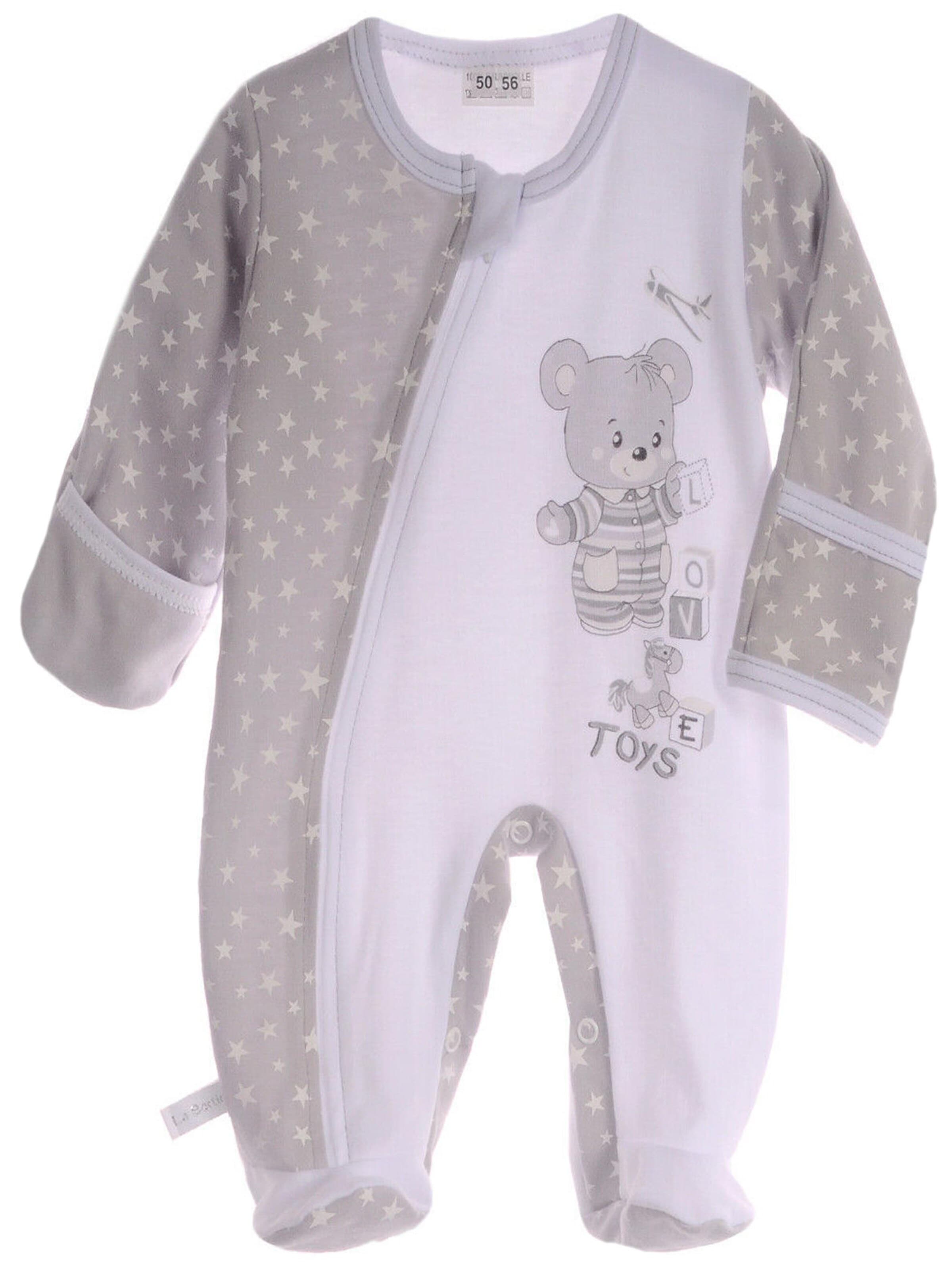 La Bortini Overall in Grau: Vorderseite