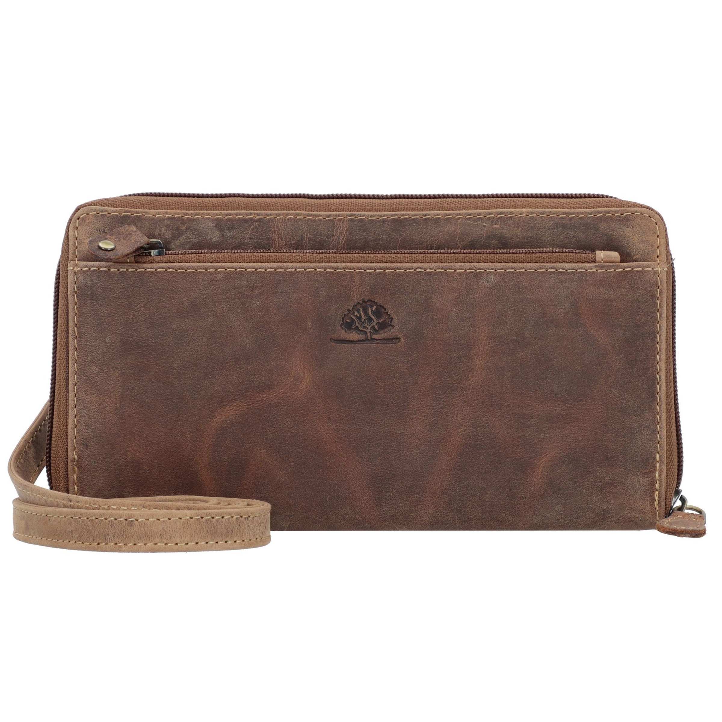 GREENBURRY Clutch in Brown: front