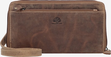 GREENBURRY Clutch in Bruin: voorkant