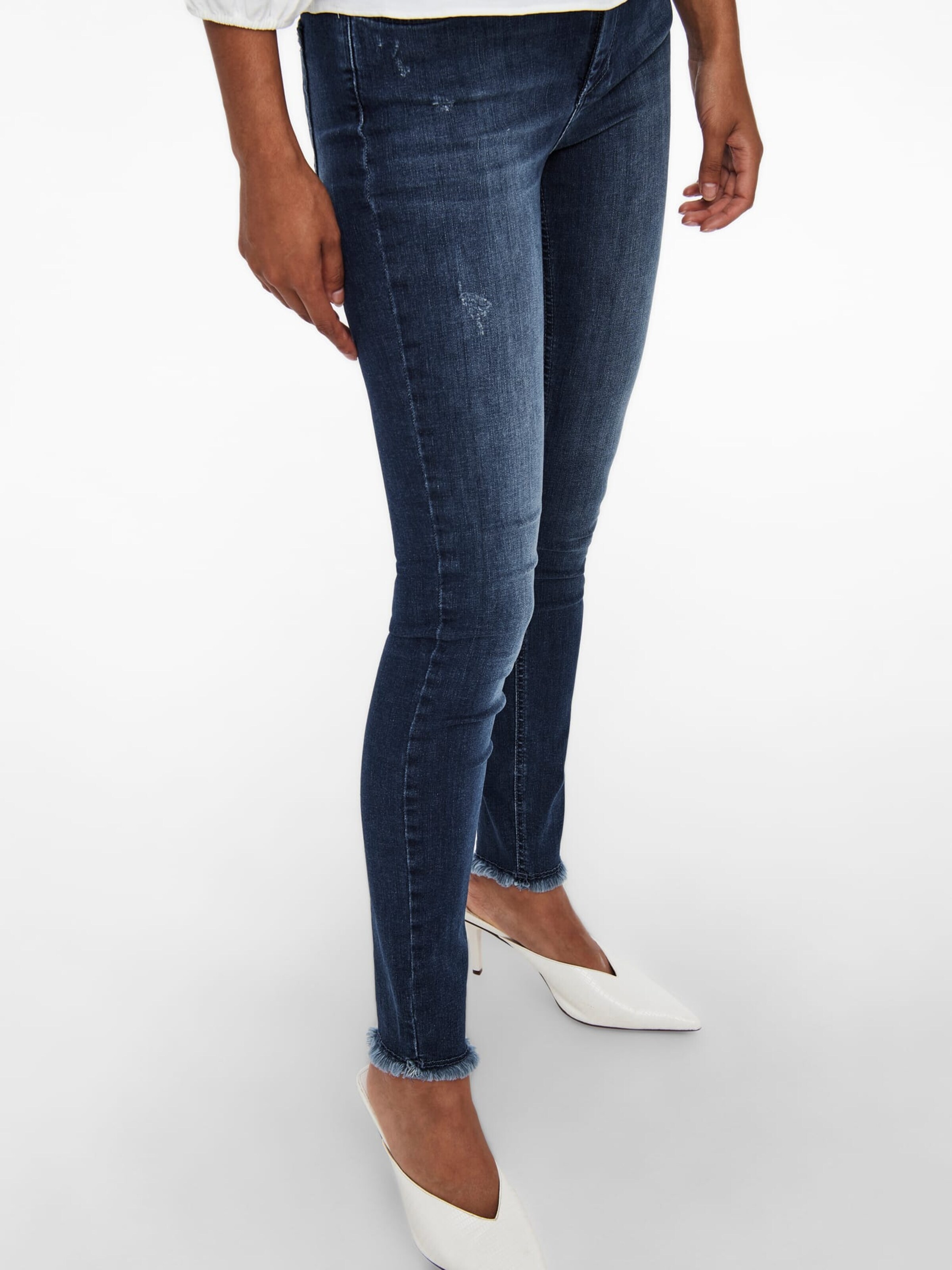 ONLY Baggy Jeans 'Blush' in Blauw