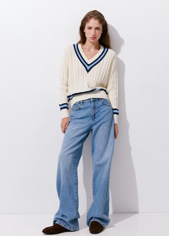 MANGO Pullover 'LEAGUE' i beige