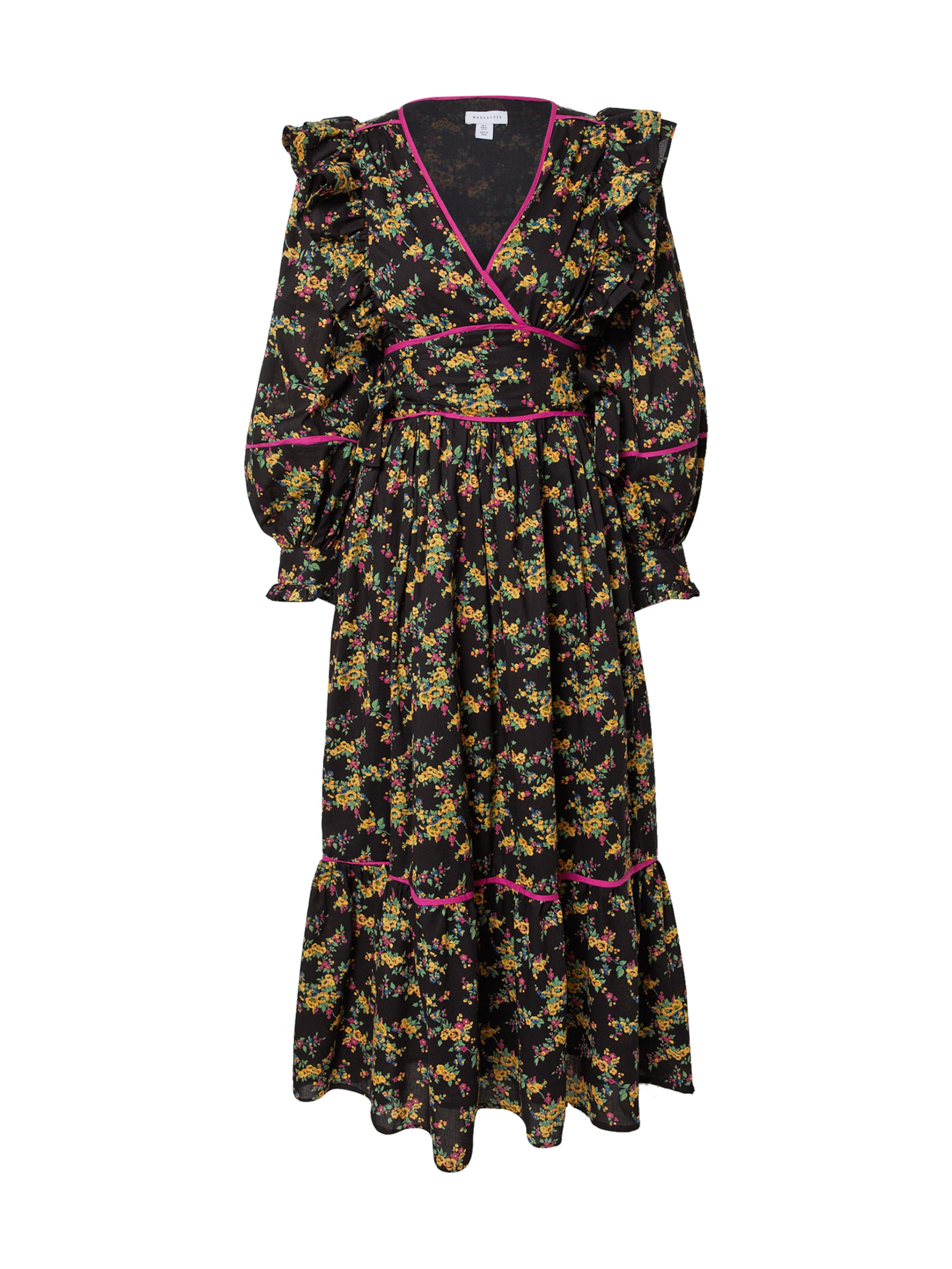 Warehouse Dress in Black: front