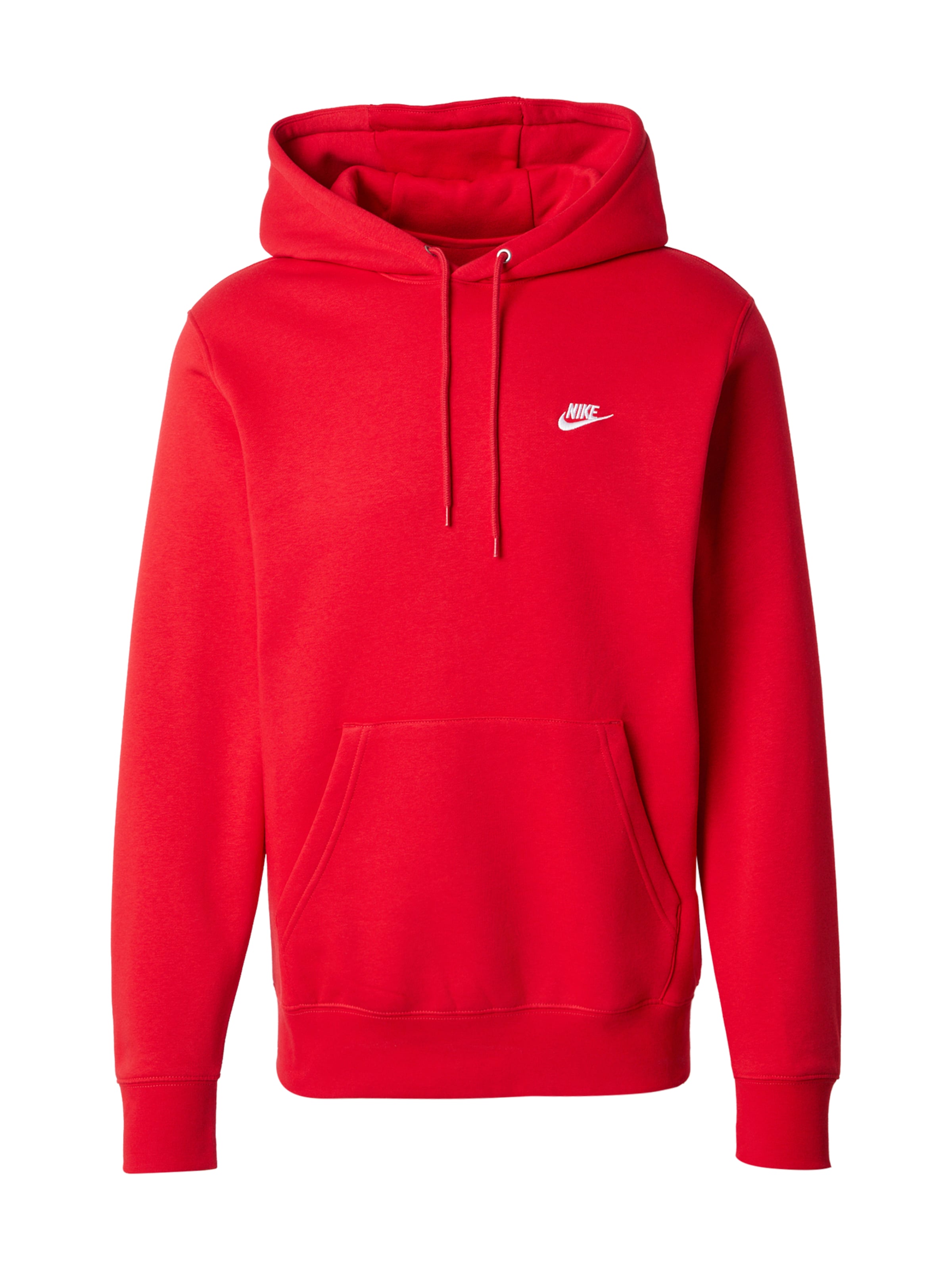 Nike Sportswear Mikina 'Club' – červená: přední strana