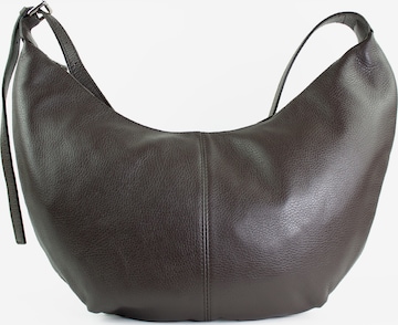Borsa a spalla 'MONA' di lePelou in marrone: frontale