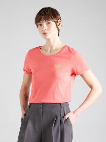 Maglietta 'ONLKita' di ONLY in rosso: frontale