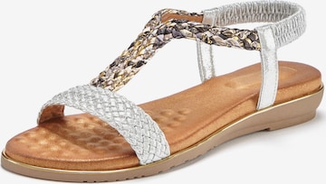 VIVANCE Sandale in Grau: Vorderseite