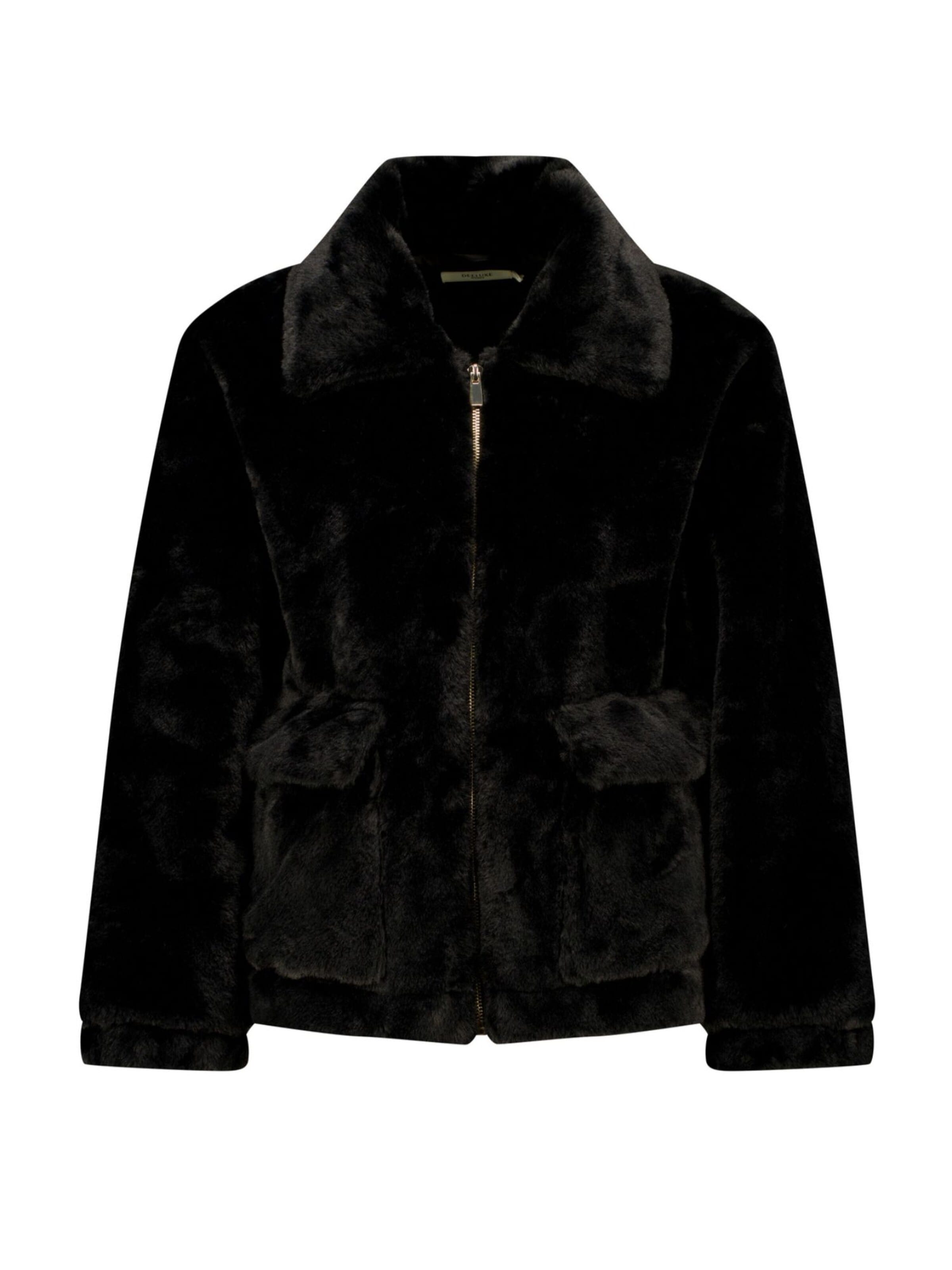 Deeluxe Between-Seasons Coat in L in Black, Item view