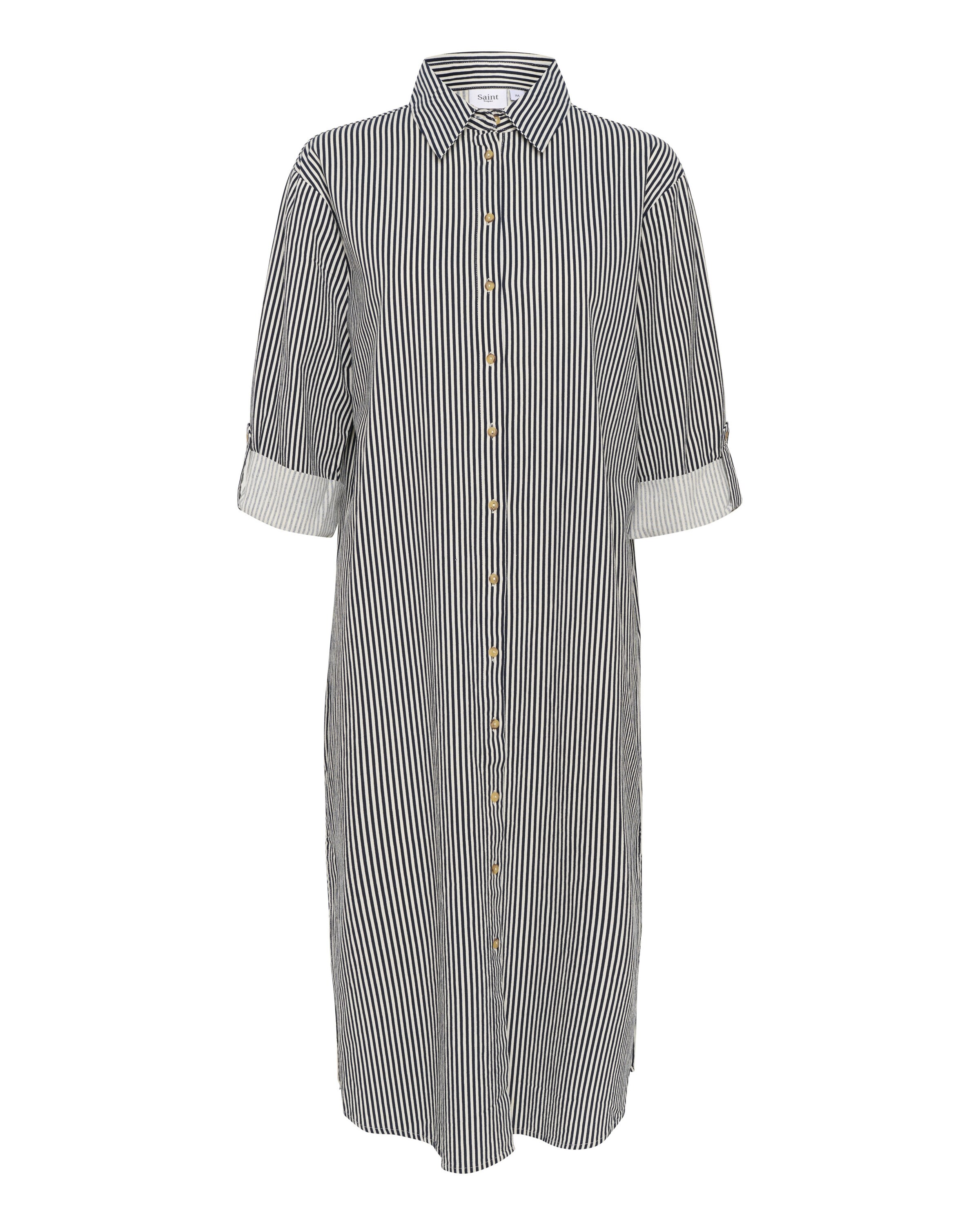 SAINT TROPEZ Košeľové šaty 'Zalinda' - Modrá: predná strana